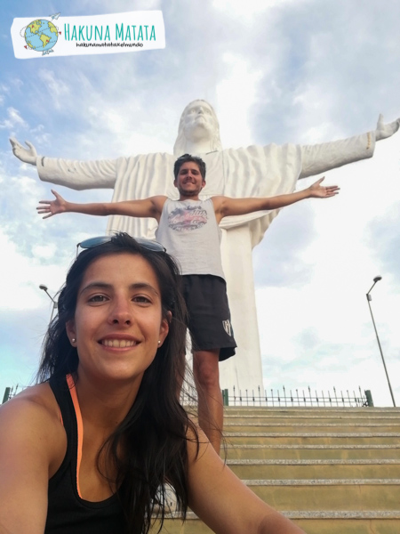 Caro y Santi en el Cristo del Portezuelo