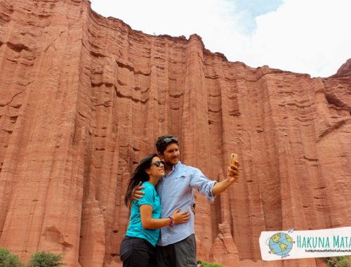 Nosotros en el Parque Nacional Talampaya