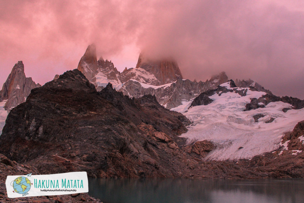 Amanecer en Laguna de los Tres - Cerro Chalten