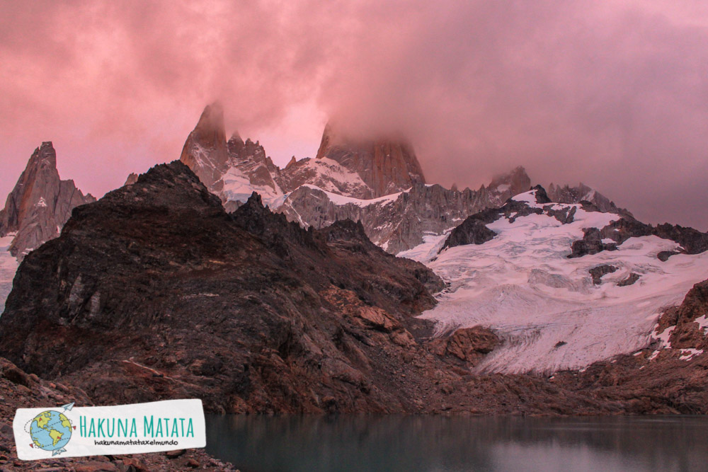 Amanecer en Laguna de los Tres - Cerro Chalten