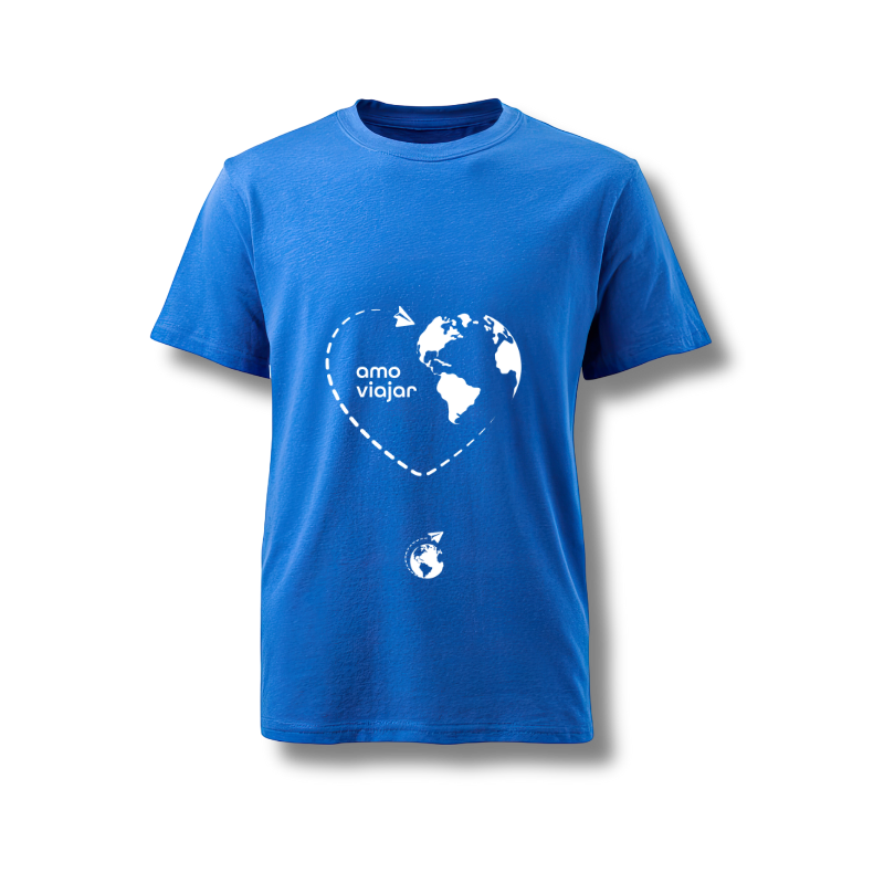 Remera Unisex - Amo Viajar - Image 3